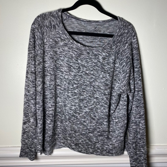 Grey Loose Long-sleeve - Picture 1 of 3